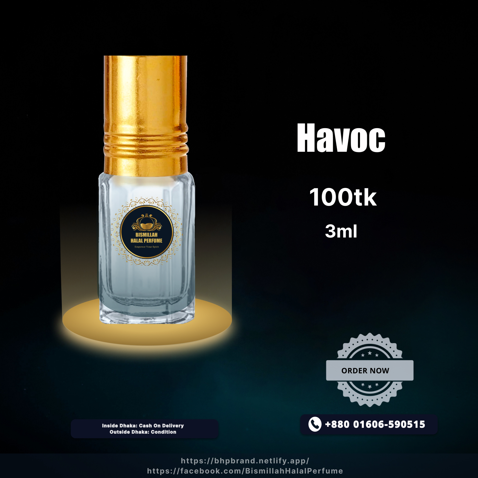 Bismillah halal perfume - BHP Havoc